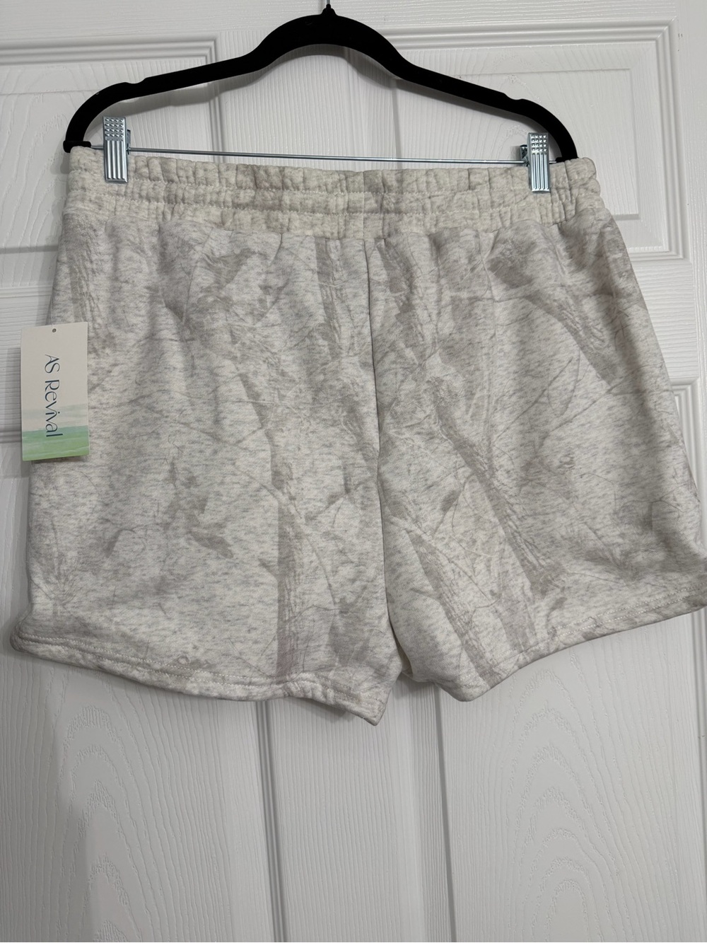 AS Revival Cream Heather Athletic Shorts - Elastic Waist